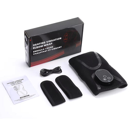 Electric Cordless Thermal Elbow & Joint Massager with Vibration Heat Therapy