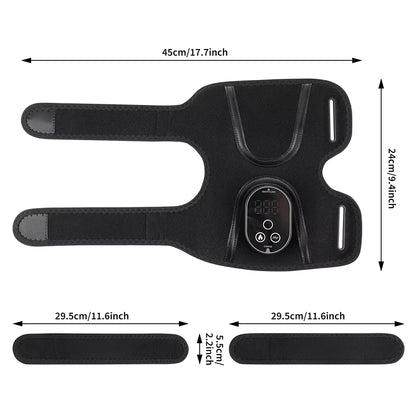 Electric Cordless Thermal Elbow & Joint Massager with Vibration Heat Therapy